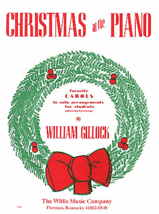 Book cover for Christmas at the Piano
