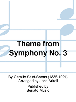 Book cover for Theme From Symphony No. 3
