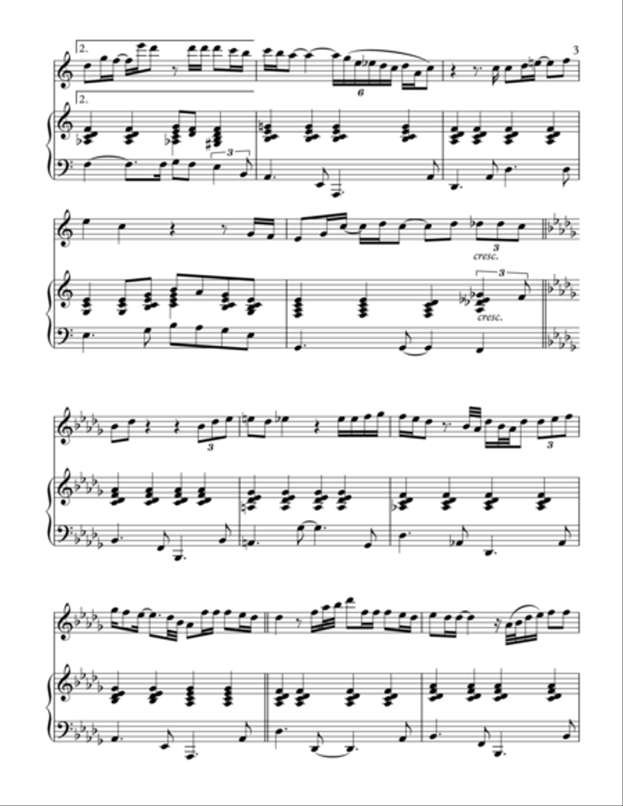 I Believe I Can Fly Small Ensemble scores gallery preview page 4