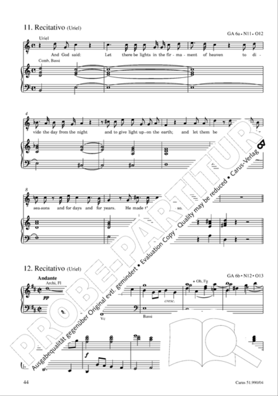 The Creation 4-Part scores gallery preview page 45