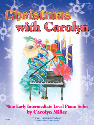 Book cover for Christmas with Carolyn