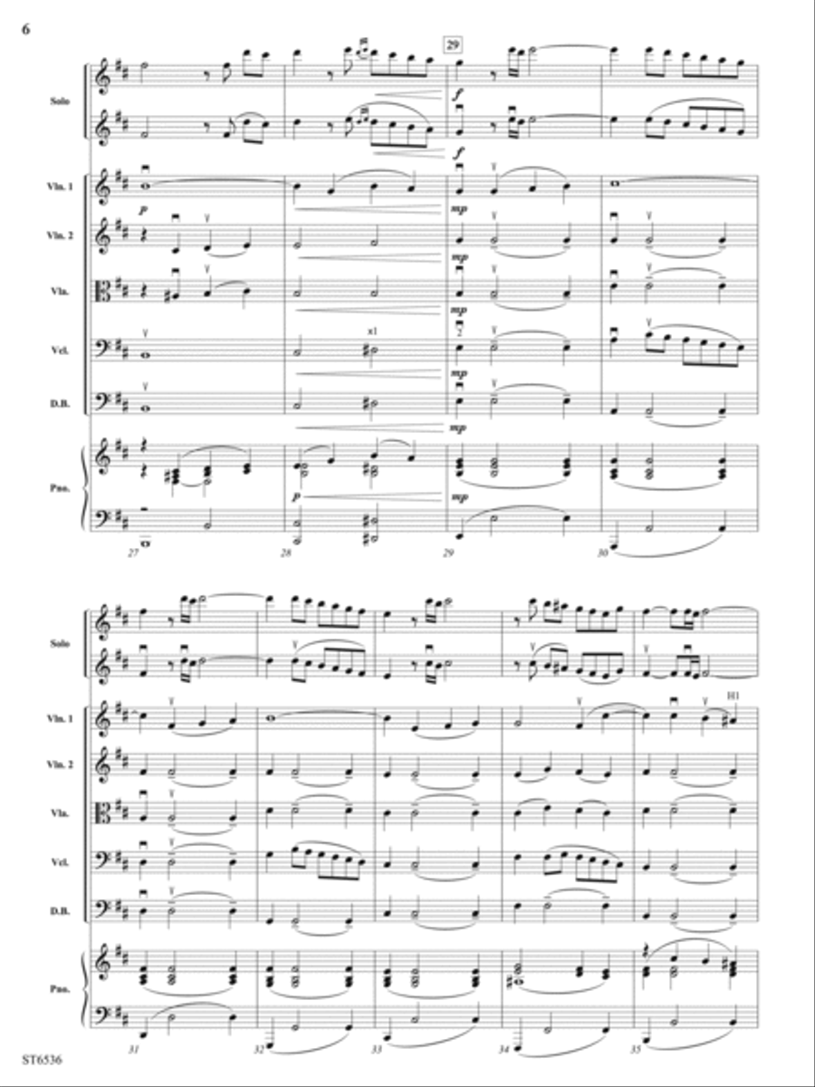 Air for Buenos Aires: Score String Orchestra scores gallery preview page 6