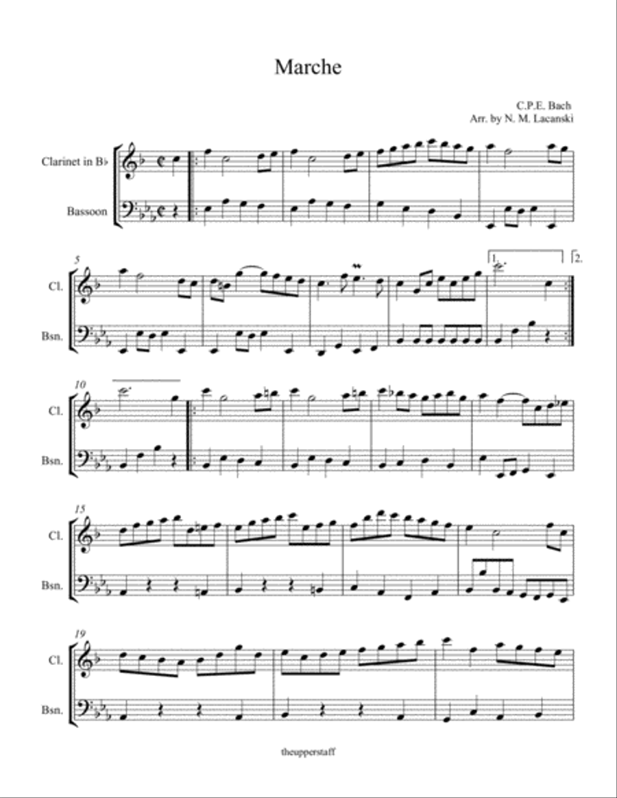 Marche Woodwind Duet scores gallery preview page 2