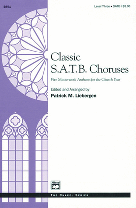 Book cover for Classic SATB Choruses