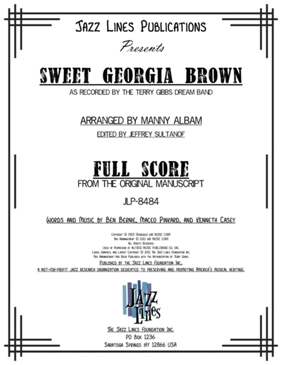 Sweet Georgia Brown image number null