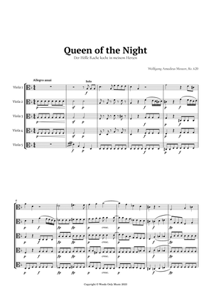 Queen of the Night Aria by Mozart for Viola Quintet