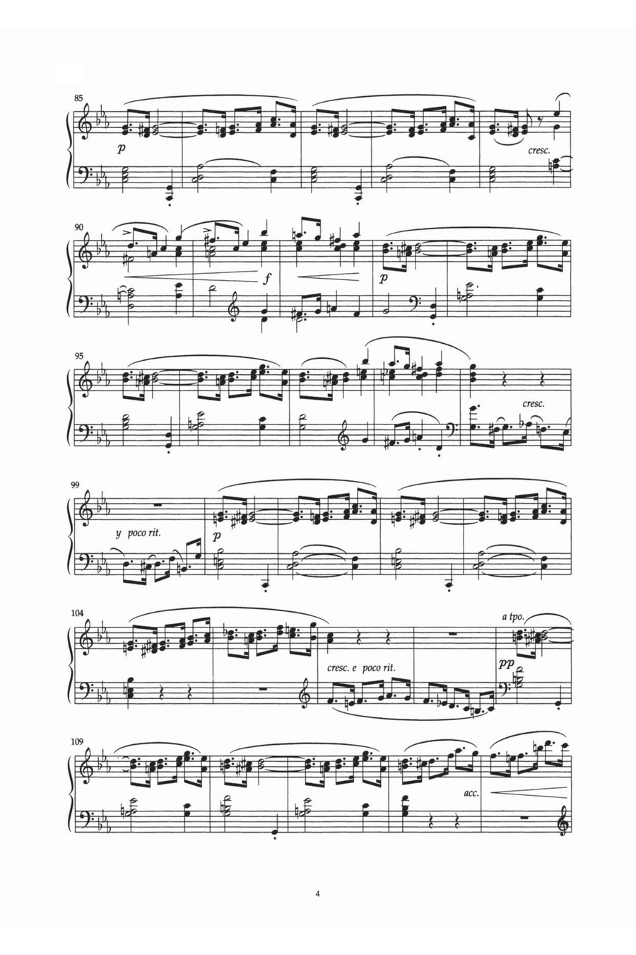 Mazurka In Do Menor Piano Solo scores gallery preview page 4
