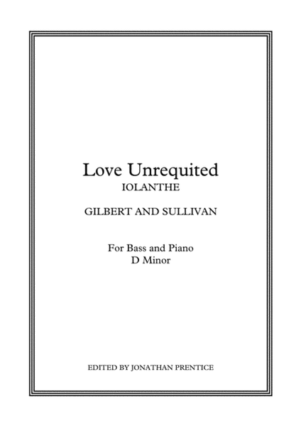 Love Unrequited - Iolanthe (D Minor) image number null