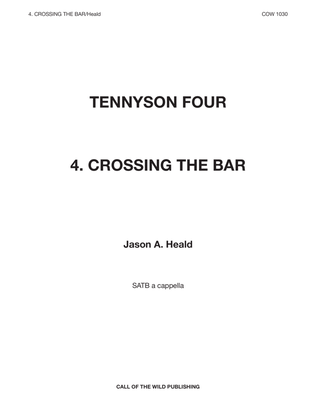 "Crossing the Bar" for SATB choir