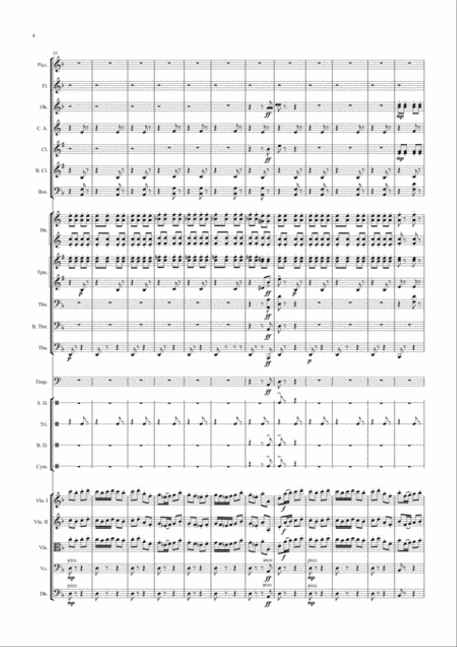 Danse Diabolique(full score & parts) Small Ensemble scores gallery preview page 4
