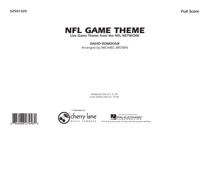 NFL Game Theme - Full Score