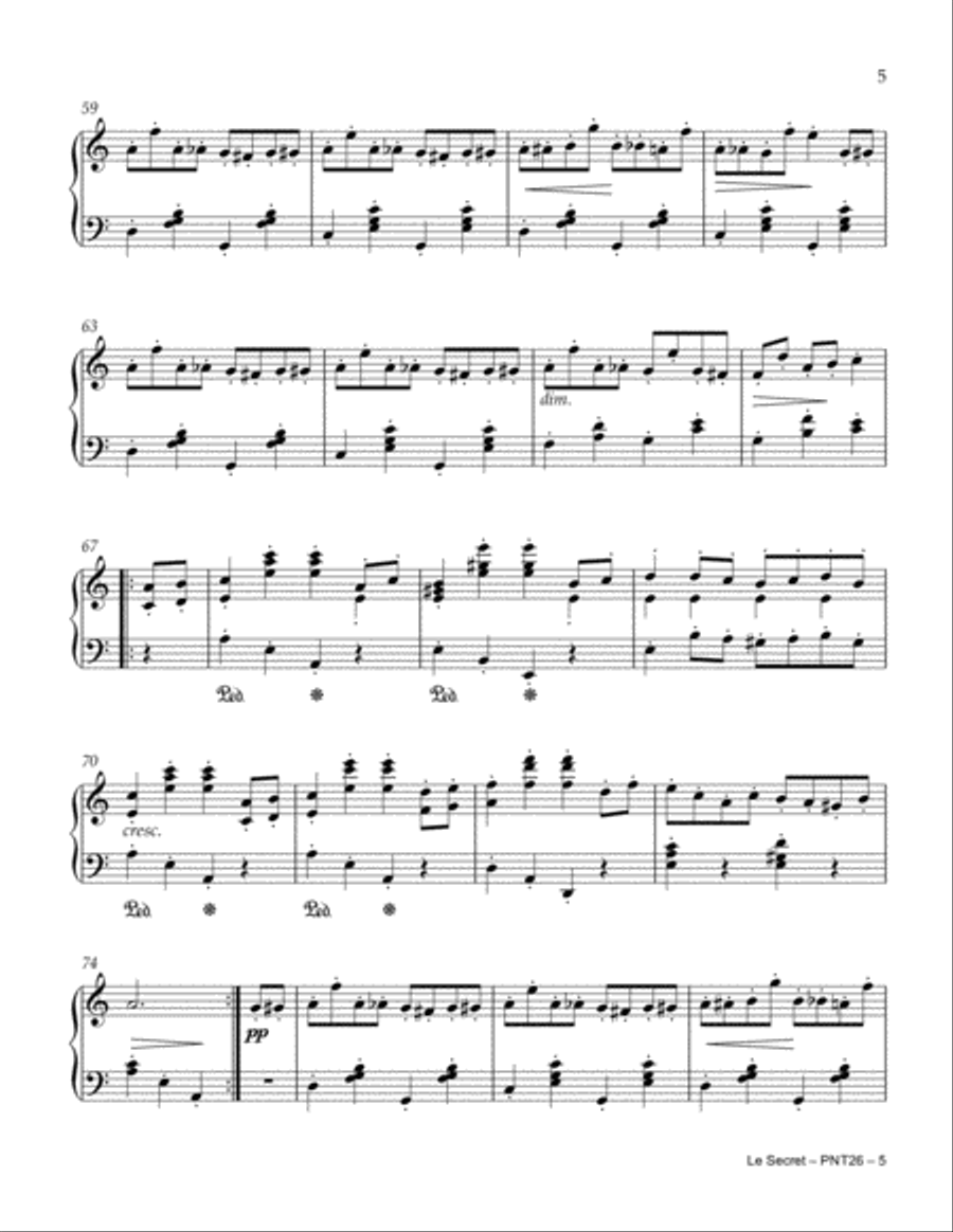 Le Secret Piano Method scores gallery preview page 5