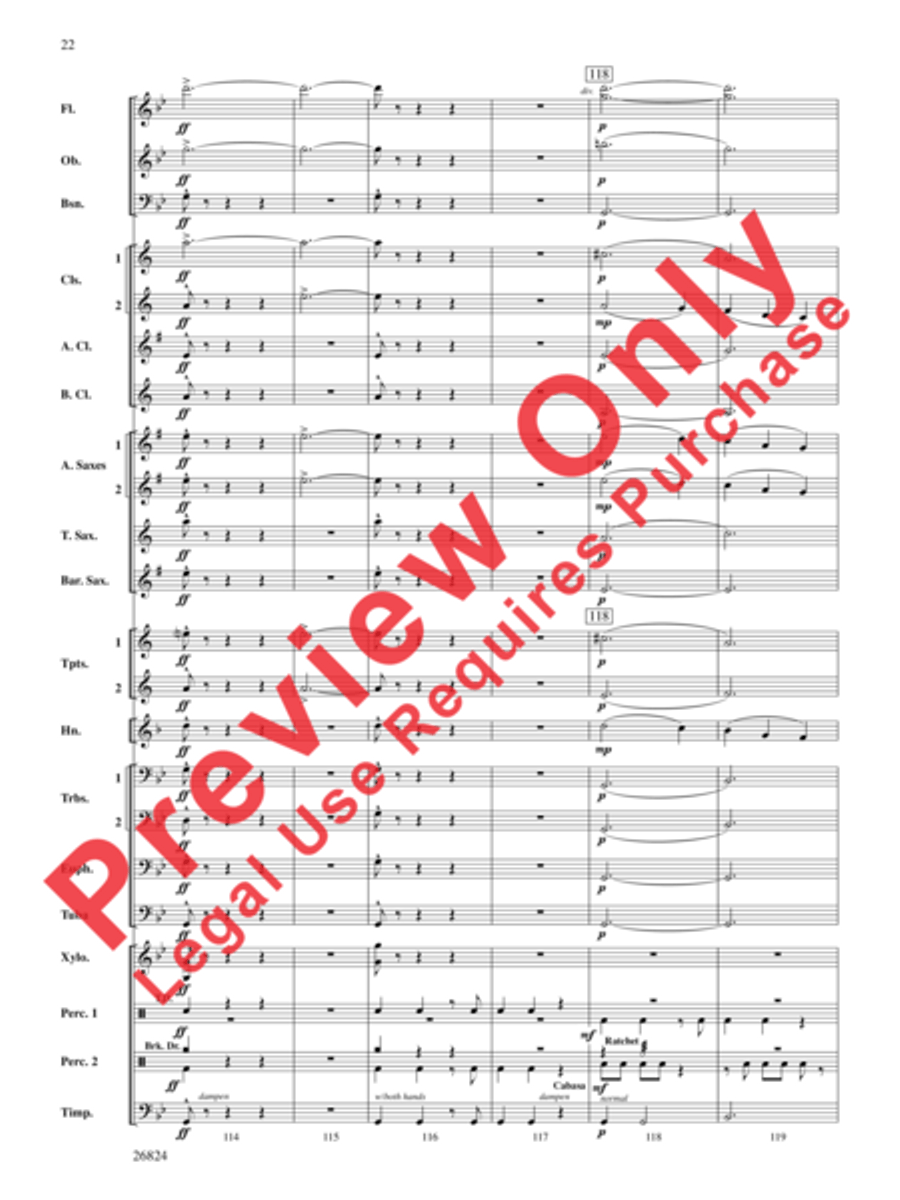 Contraption Concert Band scores gallery preview page 23