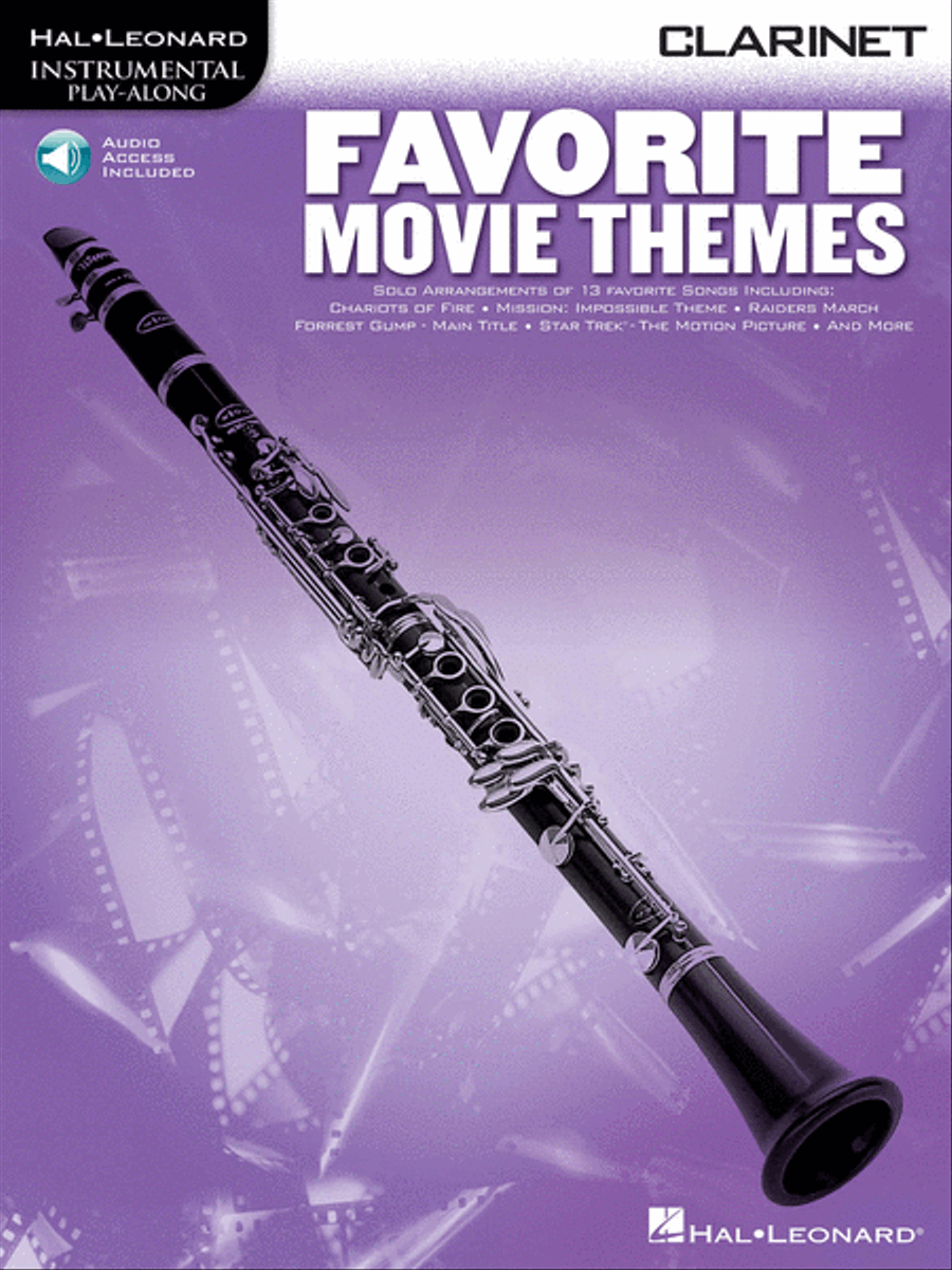 Favorite Movie Themes by Various Clarinet Solo - Sheet Music