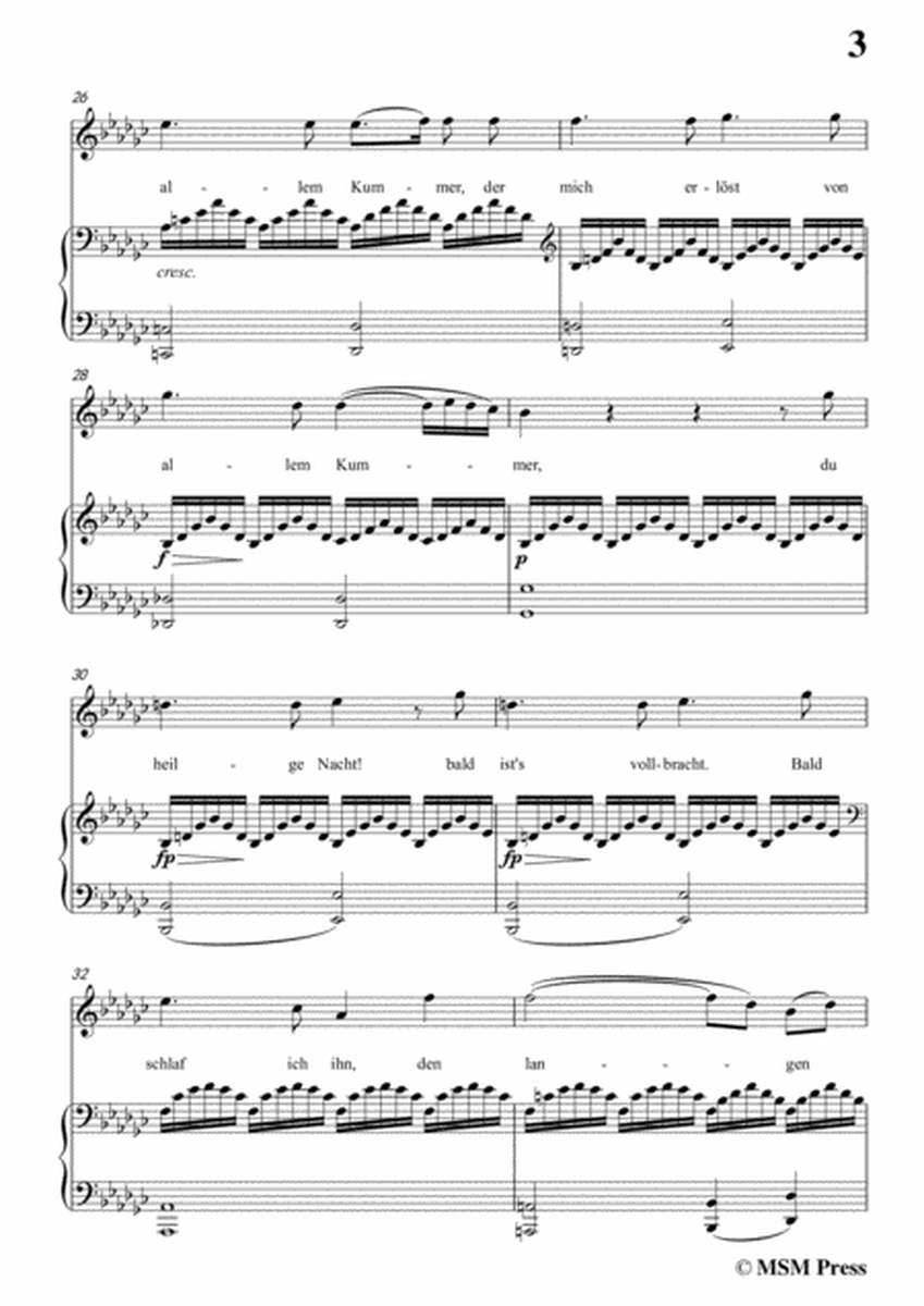 Schubert-Nachtstück,Op.36 No.2,in e flat minor,for Voice&Piano image number null