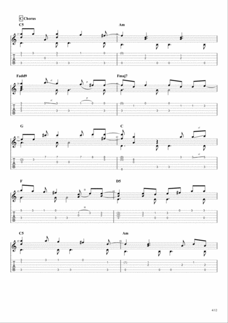 There Is A Light That Never Goes Out Electric Guitar scores gallery preview page 4