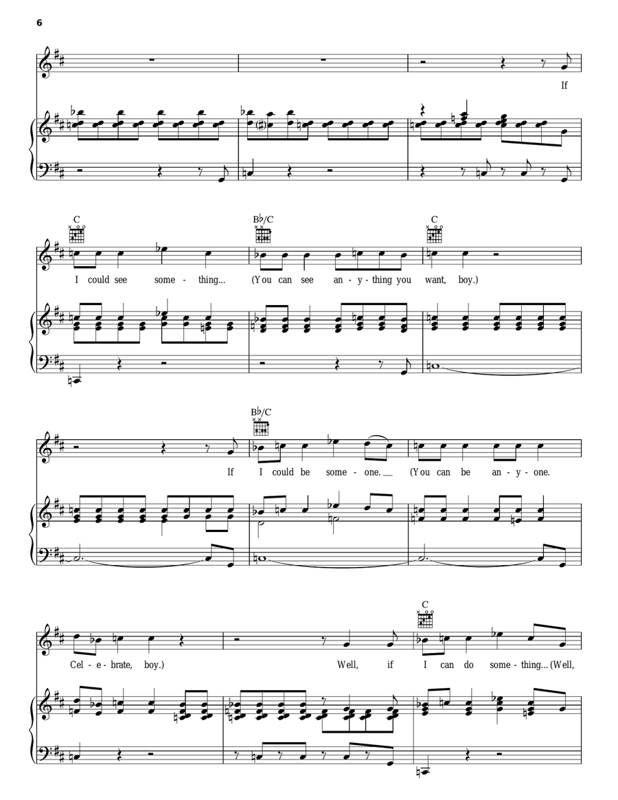 Dreamer Dreamer Piano, Vocal, Guitar scores gallery preview page 6