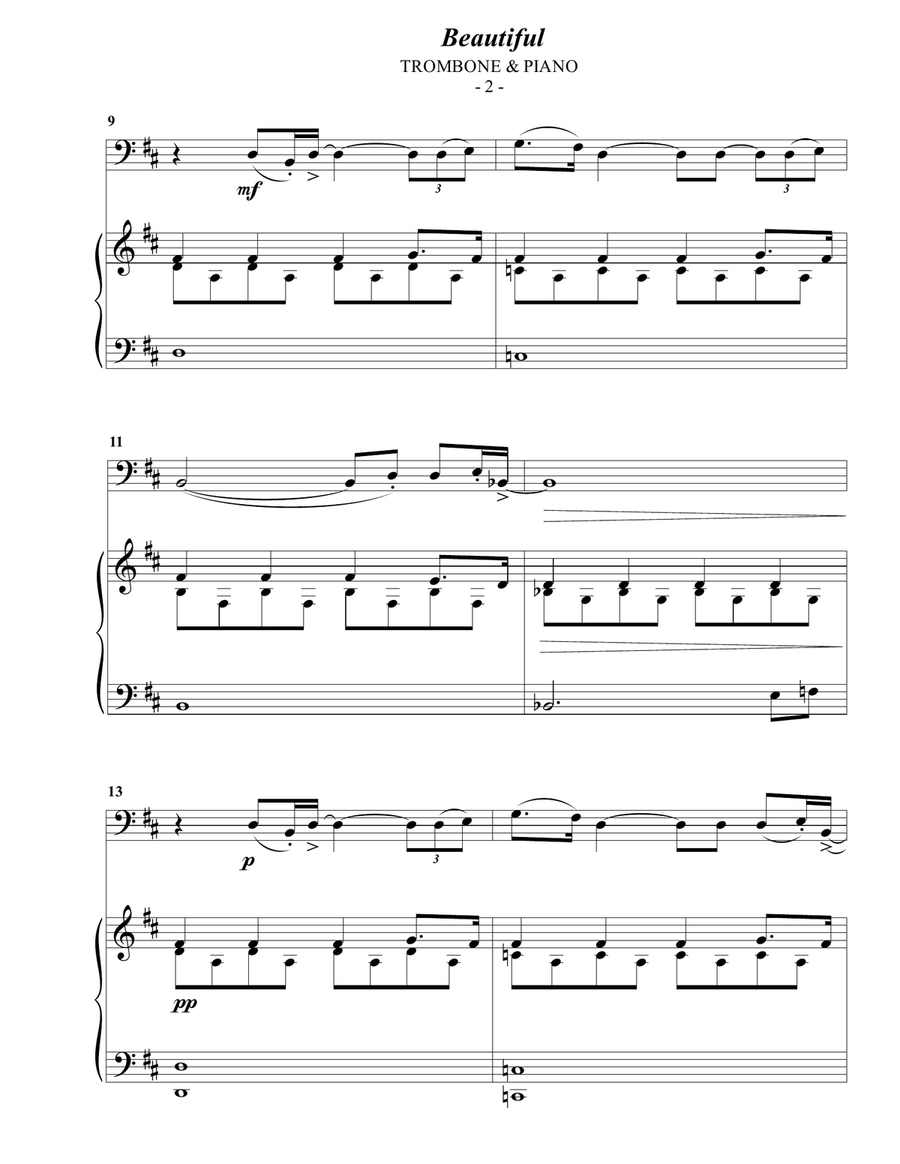 Beautiful Piano scores gallery preview page 2