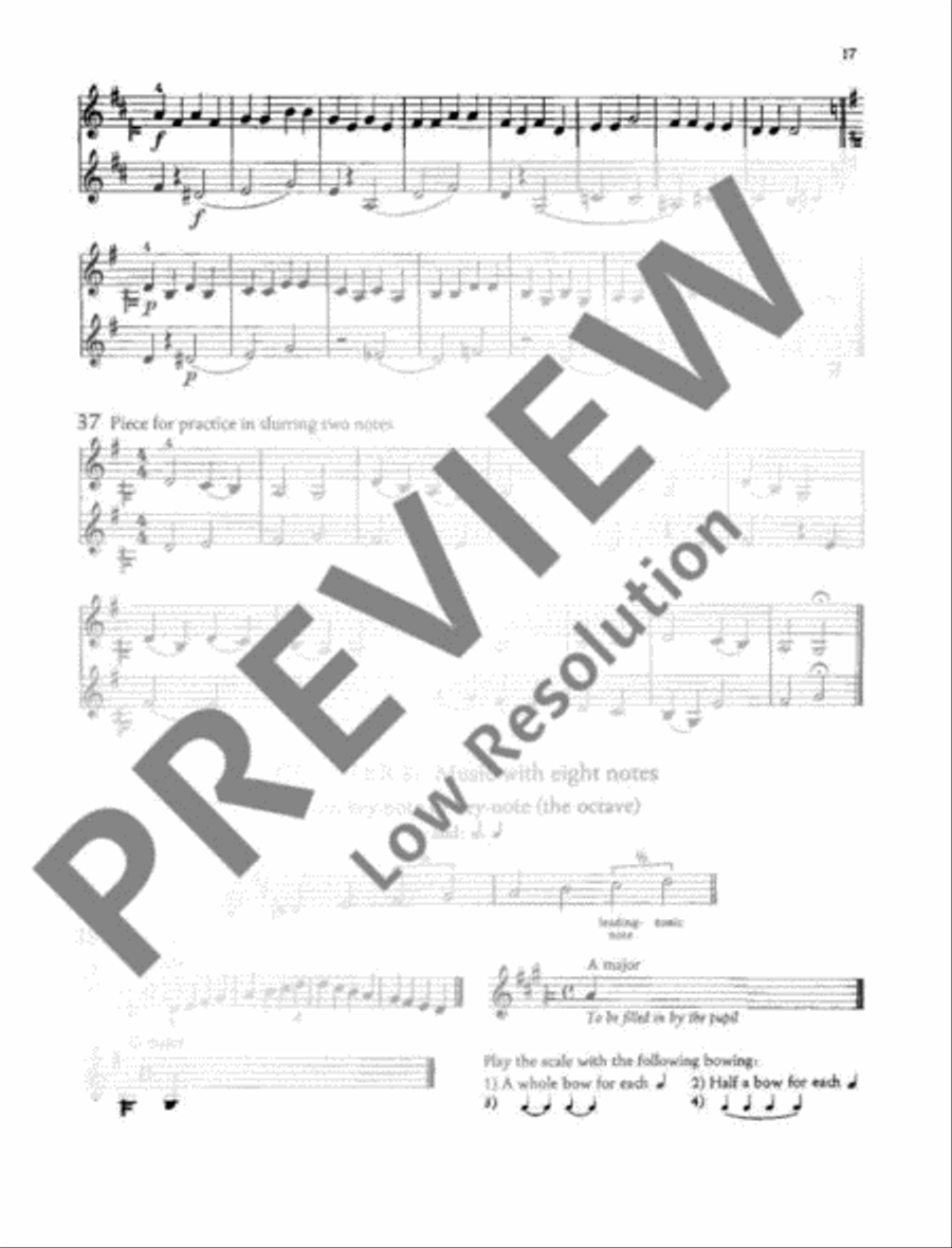 The Doflein Method Violin scores gallery preview page 18