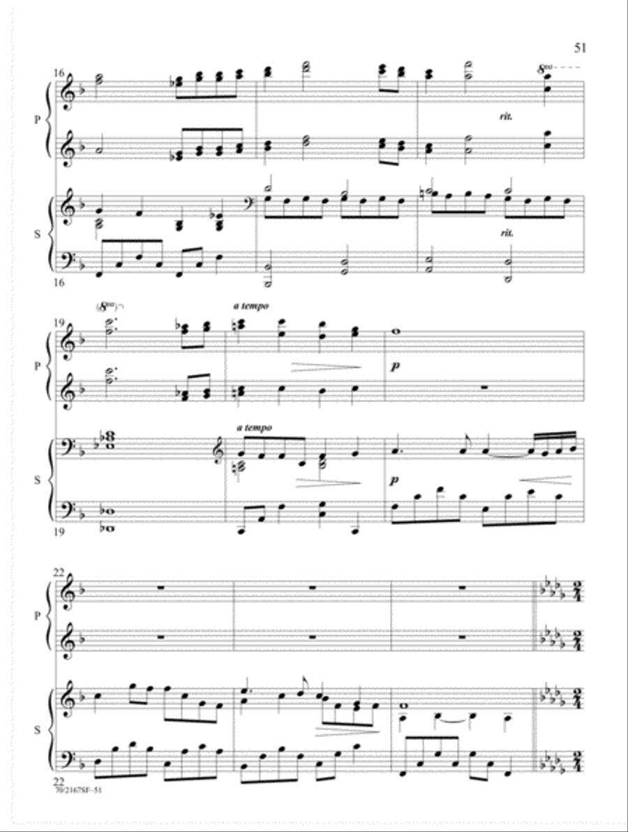 Savior, Lead Us Savior, Lead Us Piano Duet scores gallery preview page 19