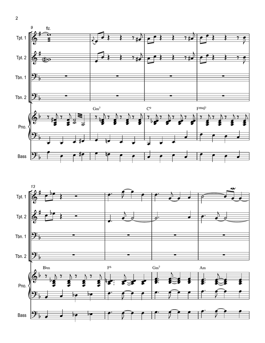 Lollipops And Roses Trombone scores gallery preview page 2