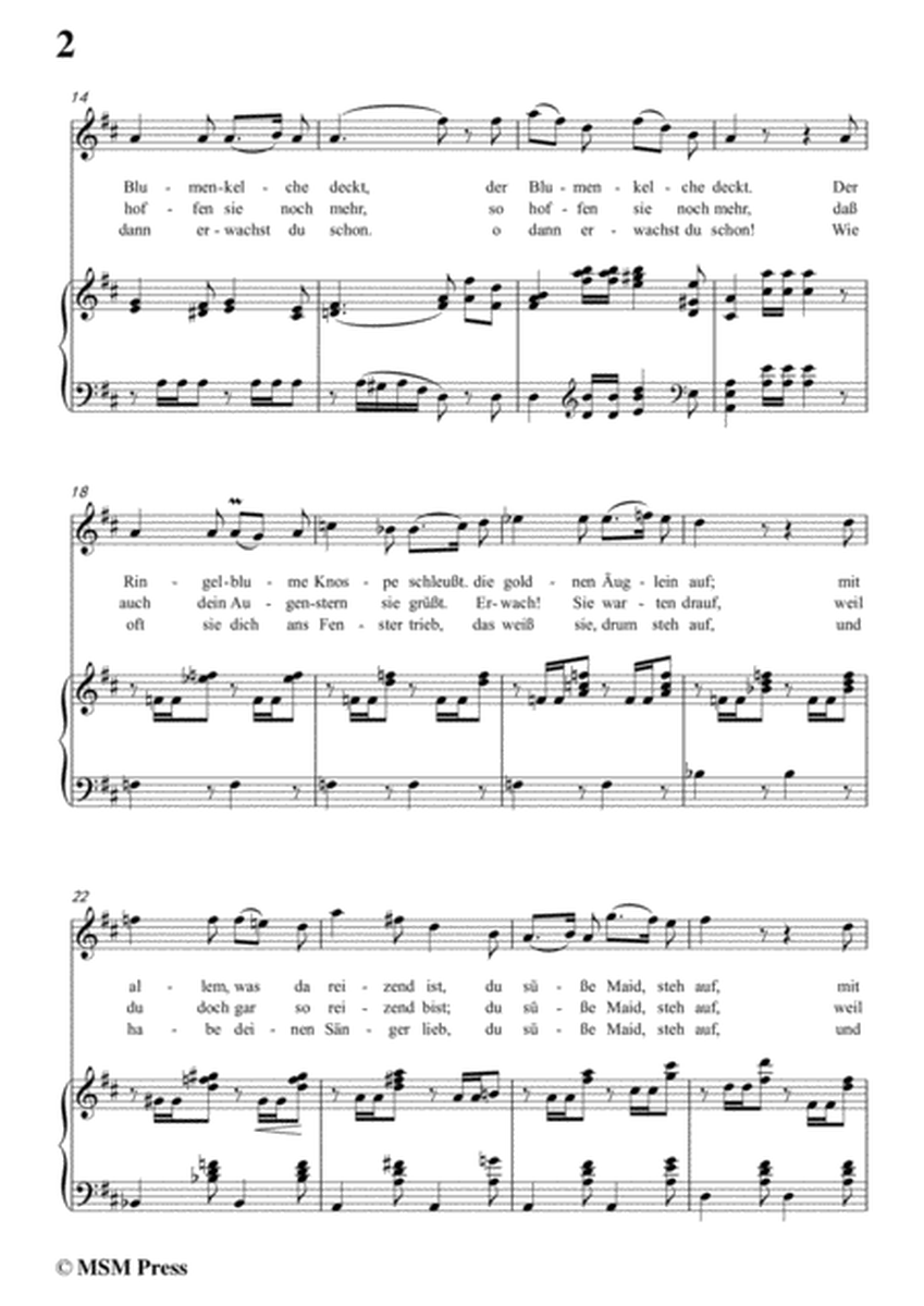 Schubert-Ständchen(Serenade),D.889,in D Major,for Voice&Piano image number null