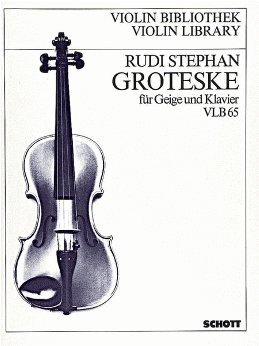 Groteske Violin Solo scores gallery preview page 1