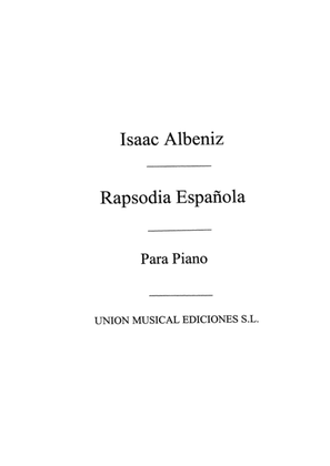 Book cover for Rapsodia Espanola Op.70 for Piano