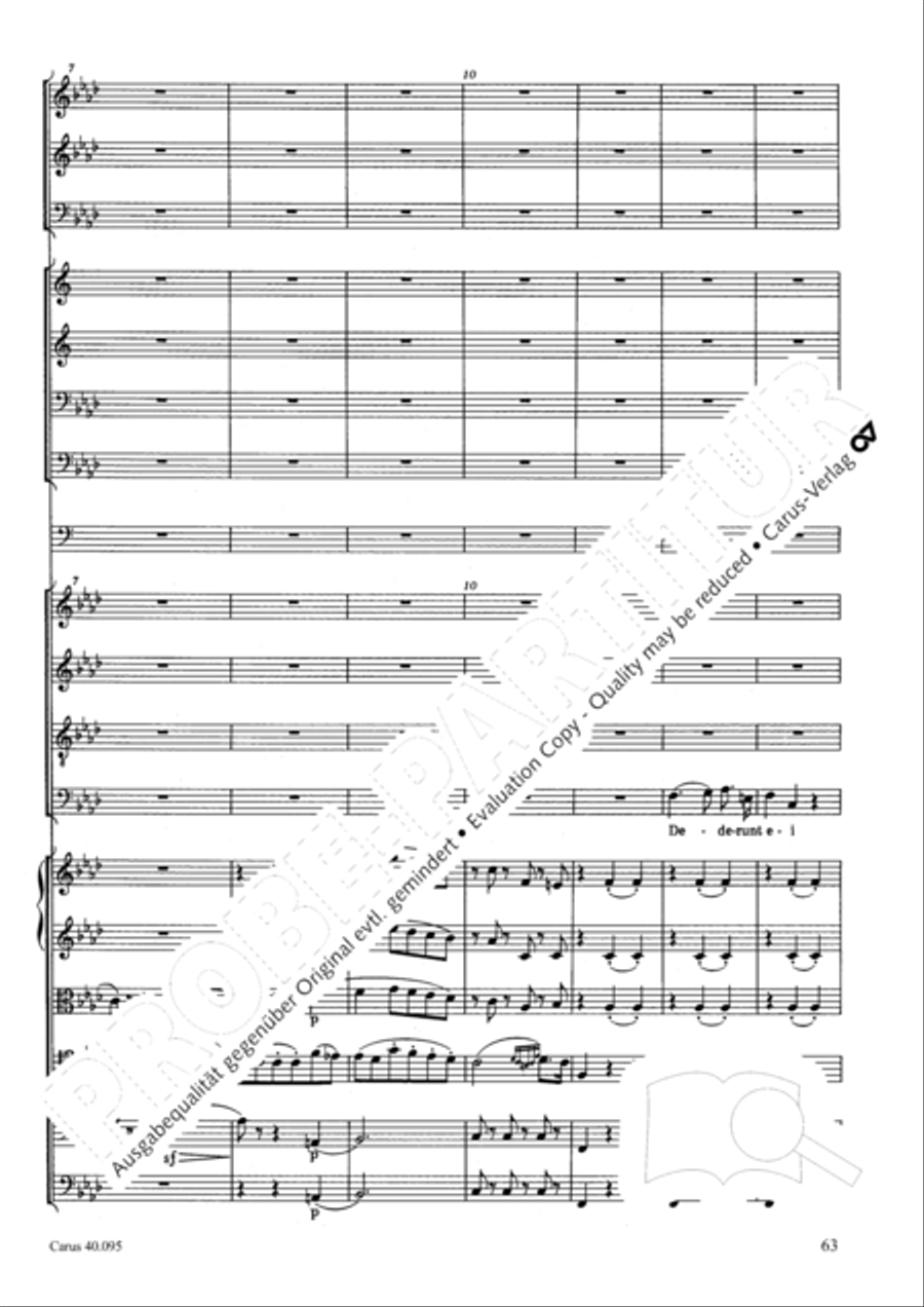 The Seven Words (Die Sieben Worte) 4-Part scores gallery preview page 78