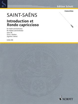 Book cover for Introduction et Rondo Capriccioso, Op. 28