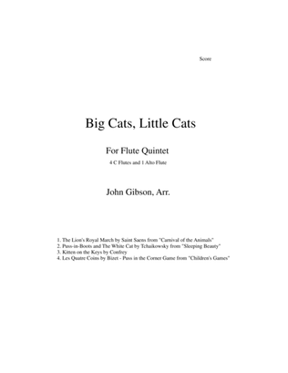 Big Cats, Little Cats - Cat Music for Five Flutes
