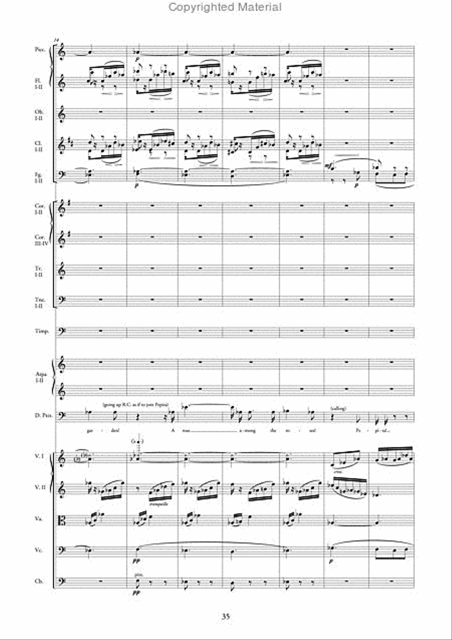 Pepita Jiménez (2 vols.) Harp scores gallery preview page 4