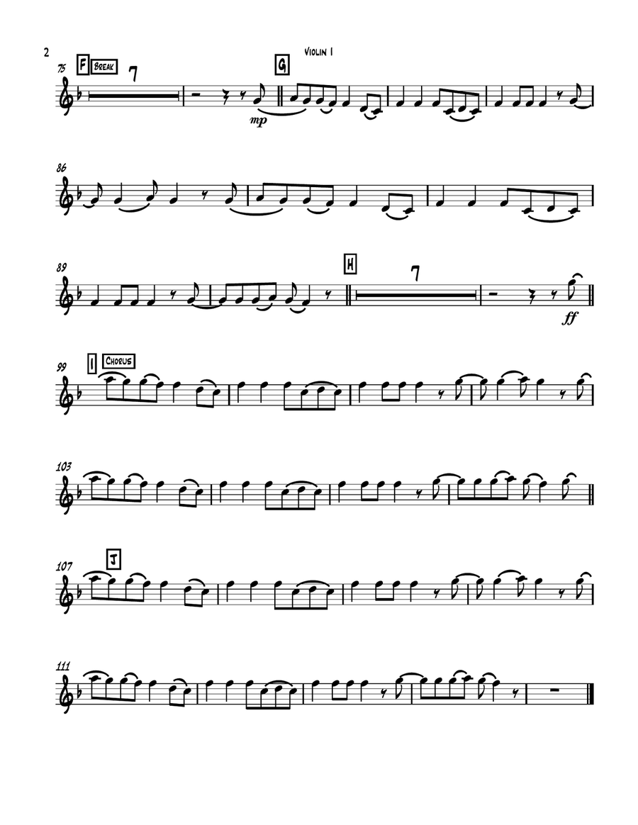 Pumped Up Kicks String Quartet scores gallery preview page 2