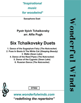 Book cover for Six Tchaikovsky Duets
