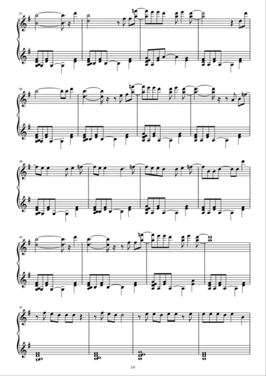 Sugar Sugar Piano Solo scores gallery preview page 2