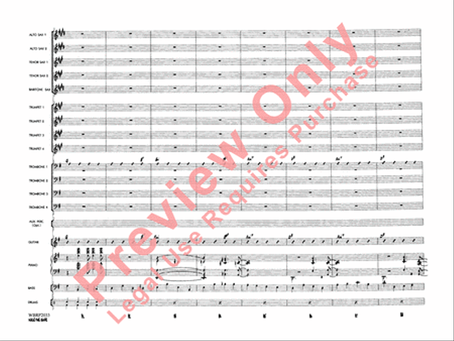 Mack the Knife (from The Threepenny Opera) Jazz Ensemble scores gallery preview page 14
