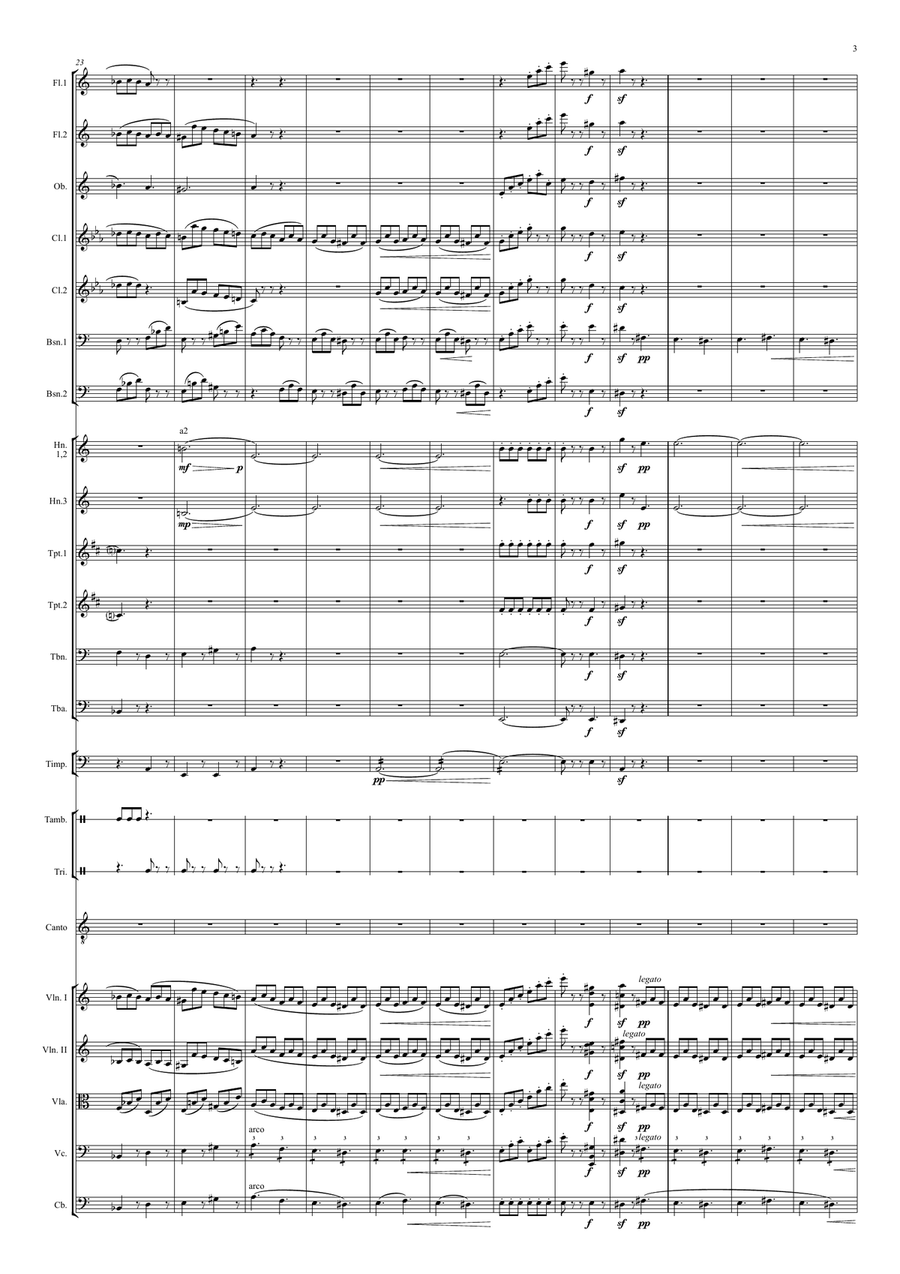 La Danza (Tarantella Napolitana) G.Rossini Full Orchestra scores gallery preview page 3