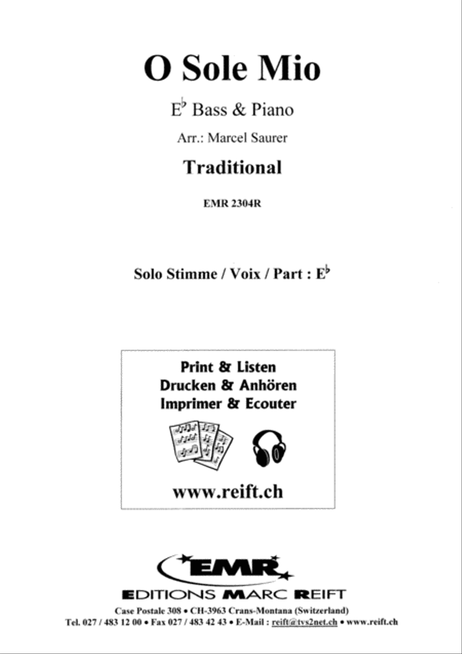 O Sole Mio Voice Solo scores gallery preview page 2