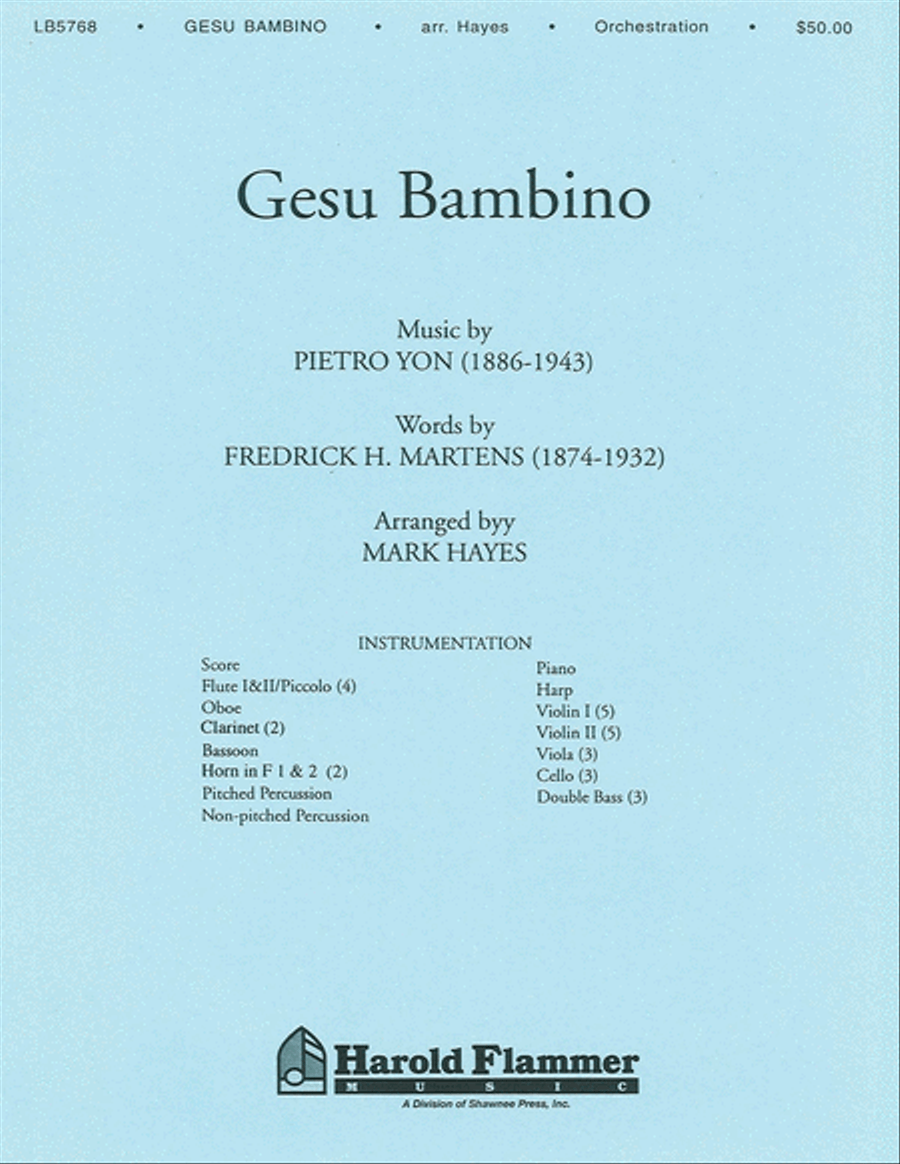 Gesu Bambino Choir scores gallery preview page 1