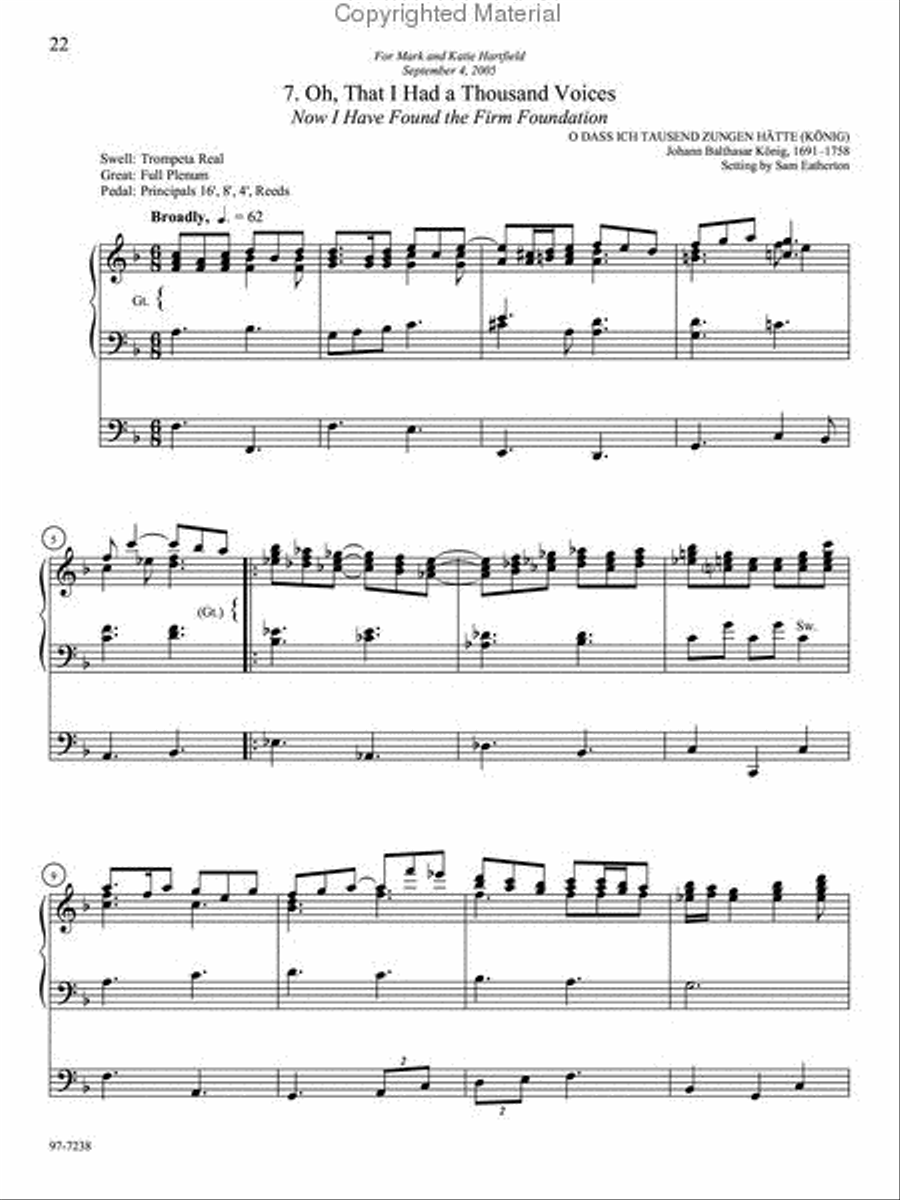 Hymn Inventions Organ scores gallery preview page 8