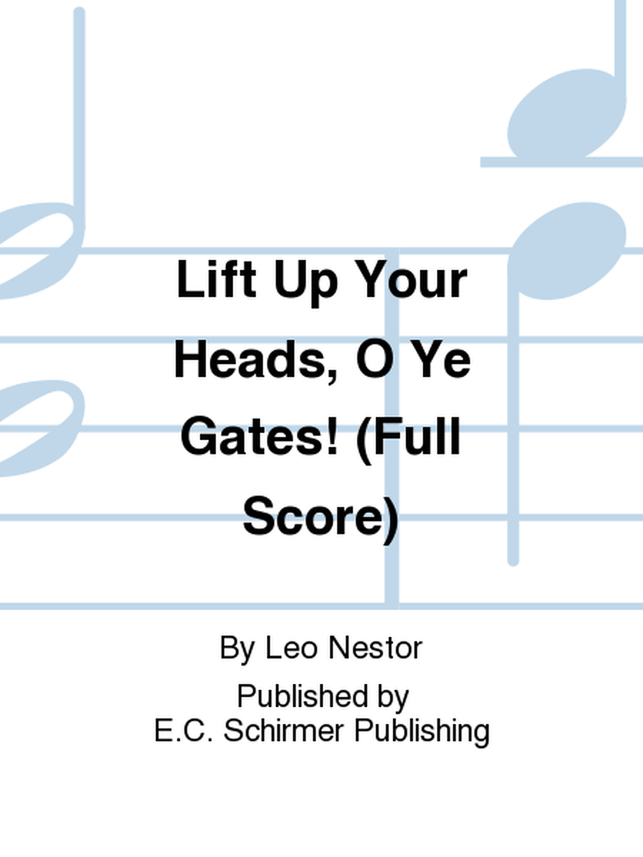 Lift Up Your Heads, O Ye Gates! (Full Score) image number null