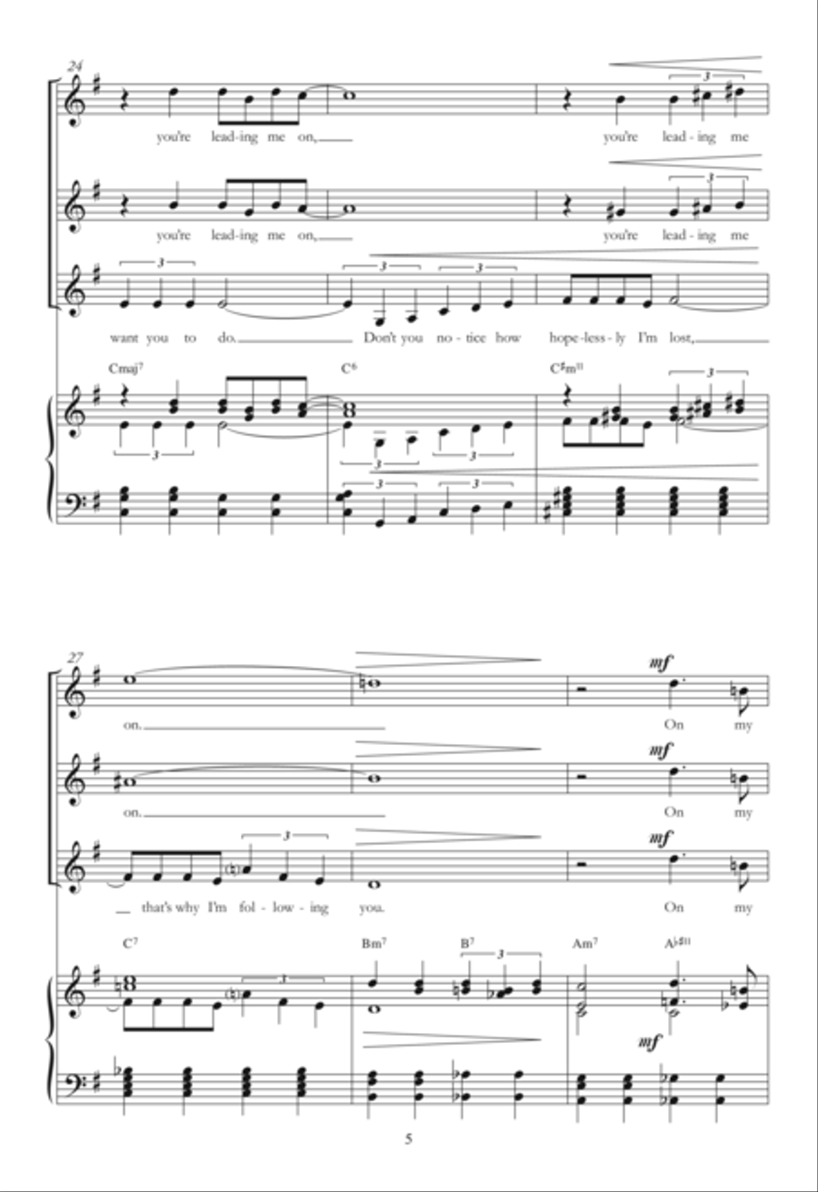 Misty (arr. Berty Rice) SSA scores gallery preview page 5