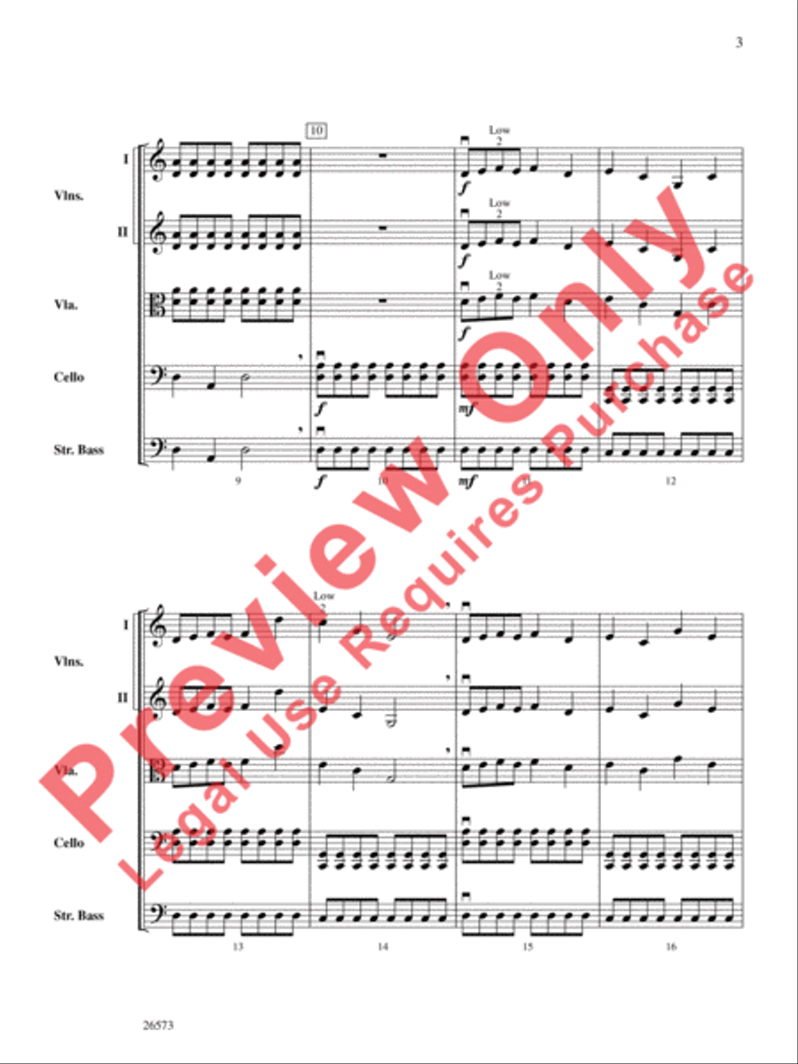 King's Court King's Court String Orchestra scores gallery preview page 4