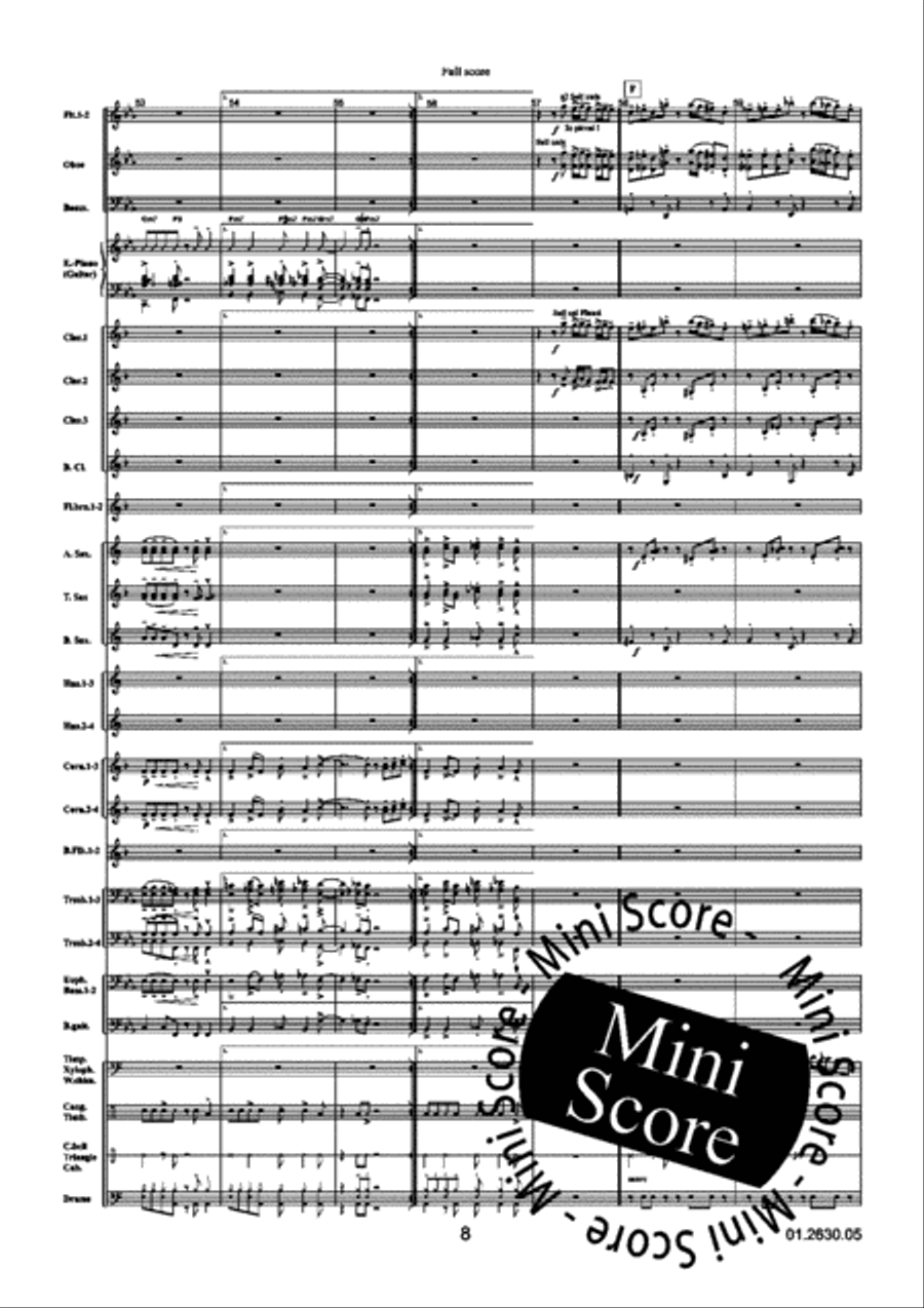 Latin Impressions Concert Band scores gallery preview page 14