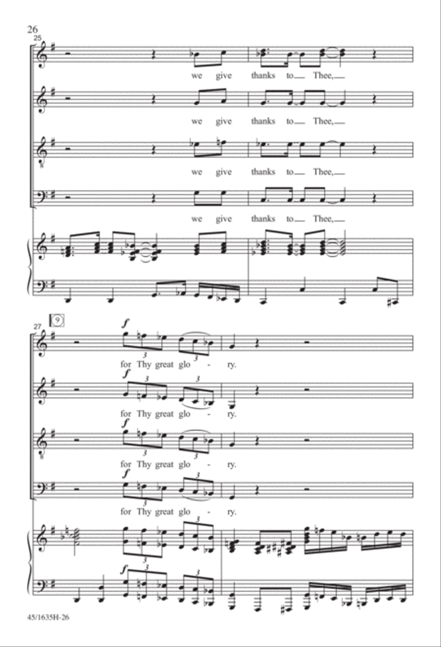 Mass: A Celebration of Love and Joy 4-Part scores gallery preview page 16