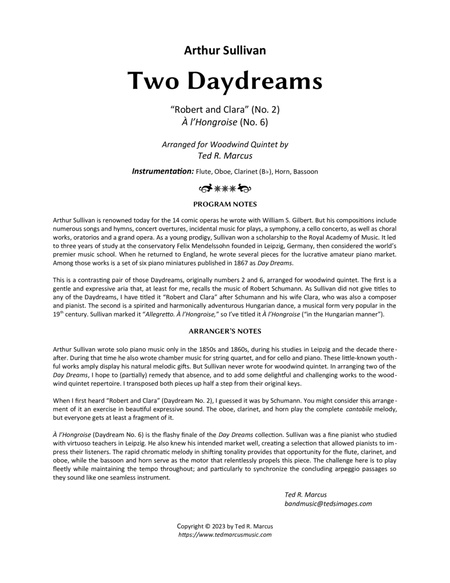 Two Daydreams for Woodwind Quintet image number null