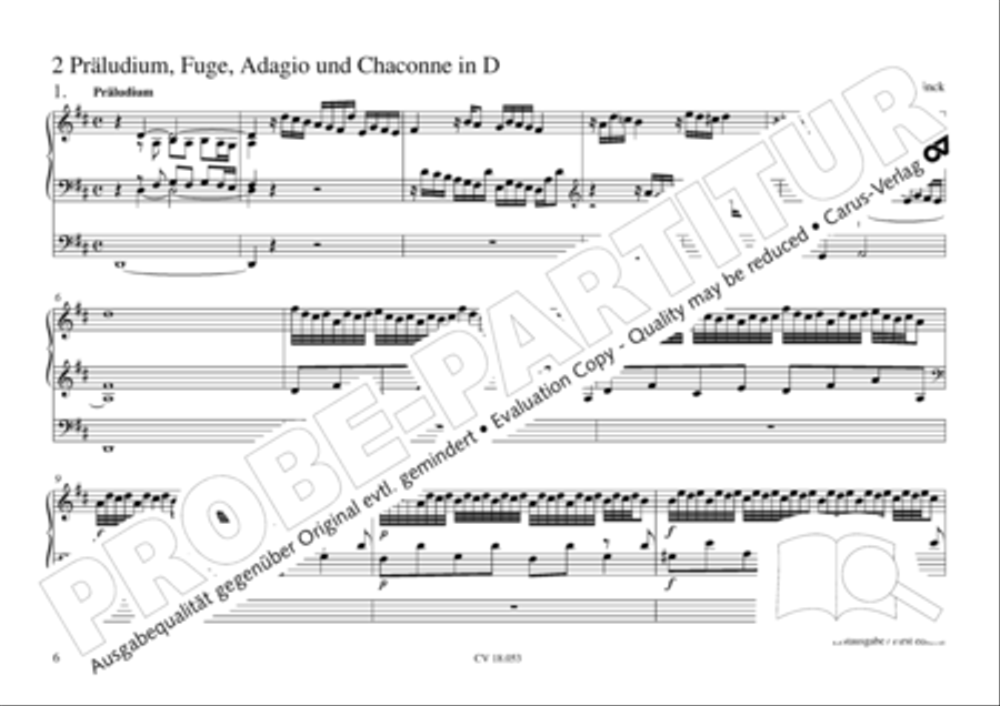 Das Husumer Orgelbuch von 1758 Organ Solo scores gallery preview page 7
