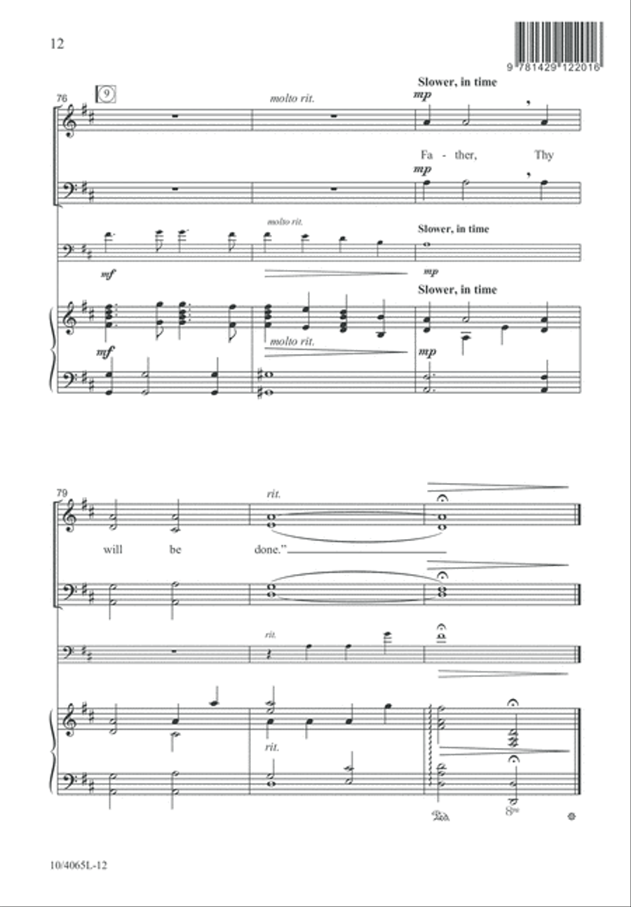 Cup of Sorrow 4-Part scores gallery preview page 13