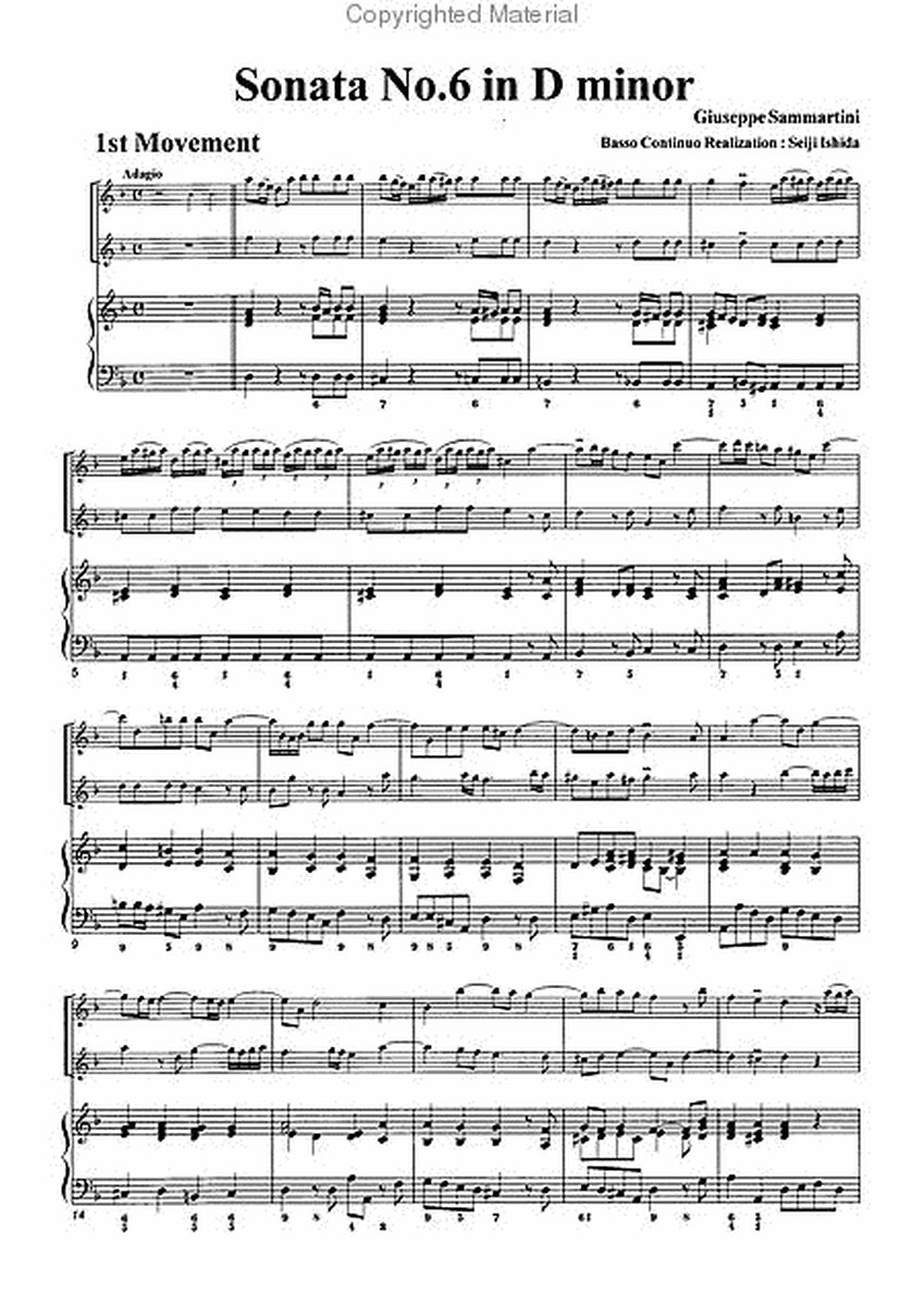Sonata No. 6 in D minor