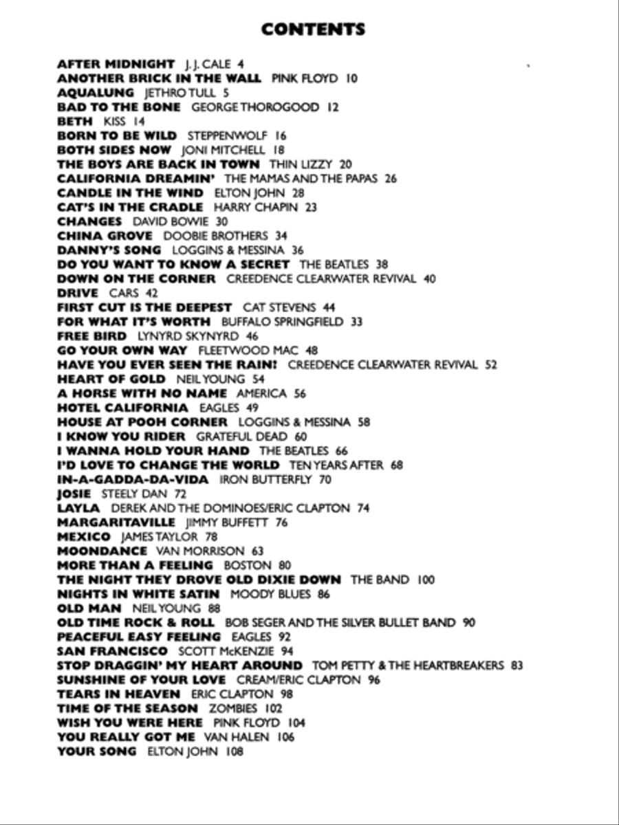 Ultimate Easy Guitar Collection Electric Guitar scores gallery preview page 2
